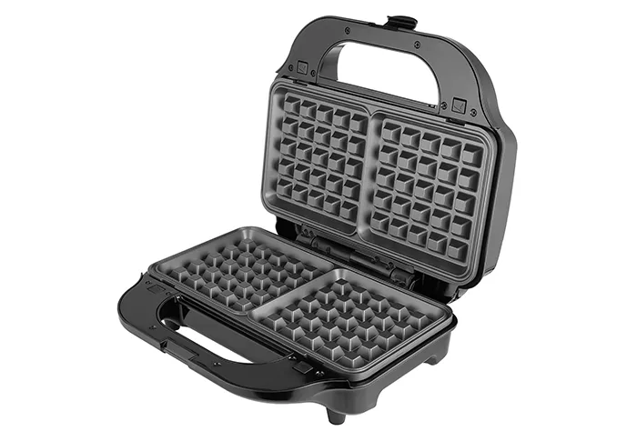 Контактный гриль Centek CT-1452 900 Вт  3 сменные пластины гриль/вафл/сэндв, LED,антипригар