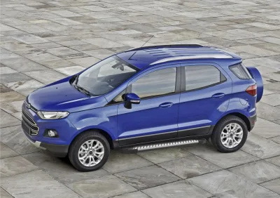 Порог-площадка "Bmw-Style" D160AL + комплект крепежа, Ford Ecosport 2018-/Ford Ecosport 2014-2018