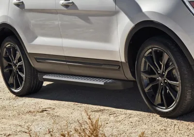Порог-площадка "Bmw-Style" D193AL + комплект крепежа, RIVAL, Ford Explorer 2011-2015-
