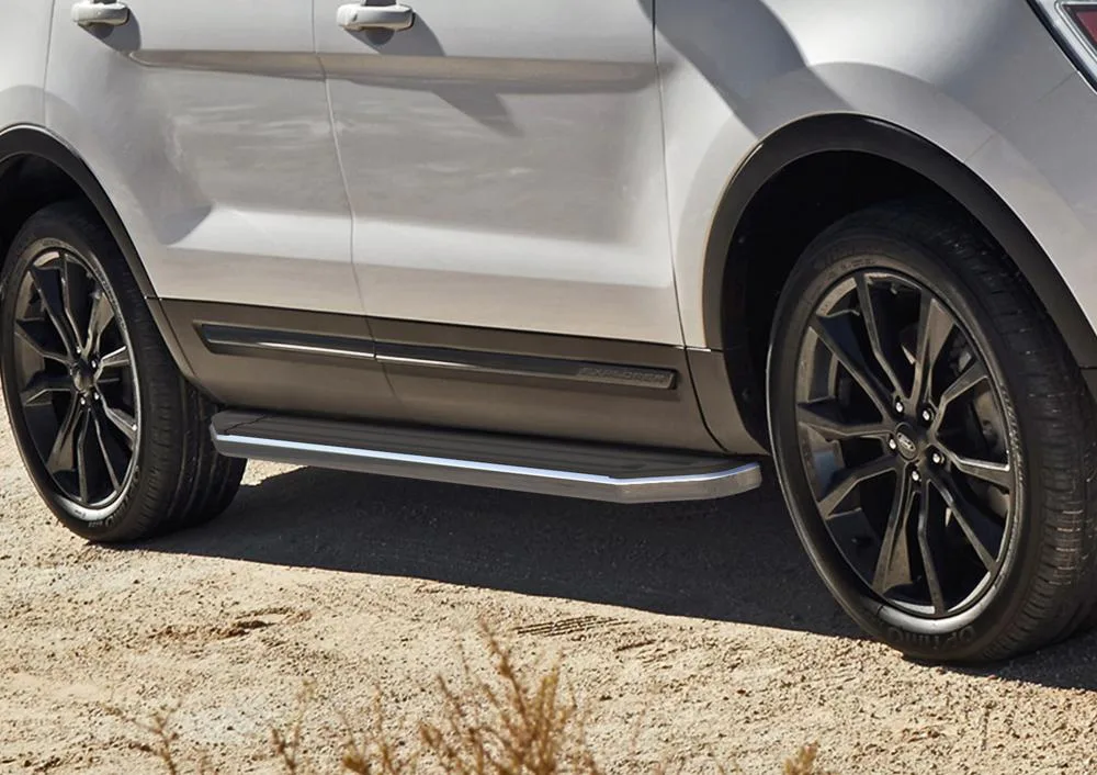 Порог-площадка "Premium" A193ALP + комплект крепежа, RIVAL, Ford Explorer 2011-2015-