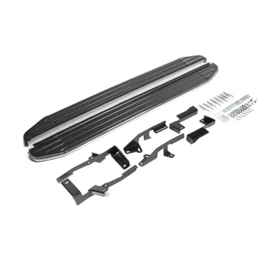 Порог-площадка "Premium" A180ALP + комплект крепежа, RIVAL, Ford Kuga 2013-2016-