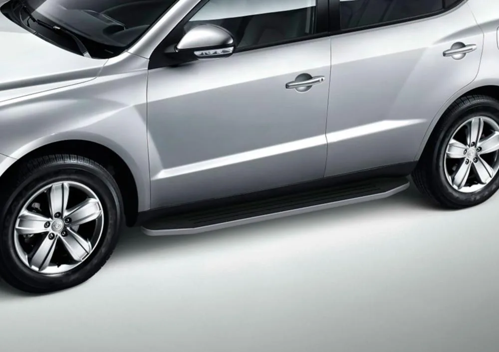 Порог-площадка "Premium" A173ALP + комплект крепежа, RIVAL, Geely Emgrand X7 2013-2016-