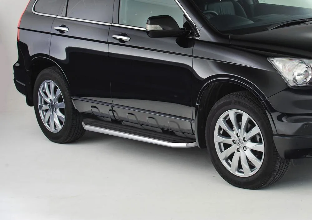 Порог-площадка "Premium" A173ALP + комплект крепежа, RIVAL, Honda CR-V 2007-2010-2012