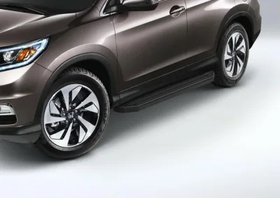 Порог-площадка "Premium-Black" A173ALB + комплект крепежа, RIVAL, Honda CR-V 2012-2016