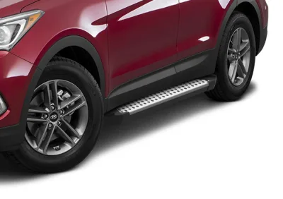 Порог-площадка "Bmw-Style" D180AL + комплект крепежа, RIVAL, Hyundai Santa Fe 2012-2018