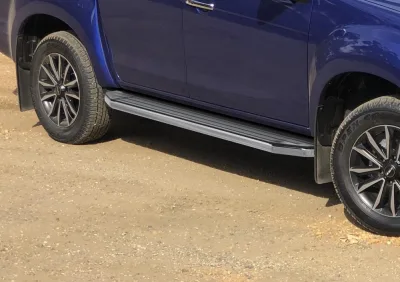 Порог-площадка "Premium" A193ALP + комплект крепежа, RIVAL, Isuzu D-MAX 2016-2020