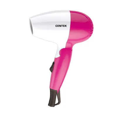 Фен Centek CT-2229 (бел/роз) 1200Вт, складная ручка