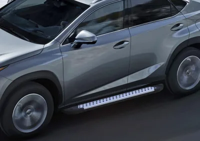 Порог-площадка "Bmw-Style" D173AL + комплект крепежа, RIVAL, Lexus NX 2014-2017