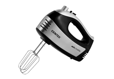 Миксер Centek CT-1122 (черн/сталь) 400Вт