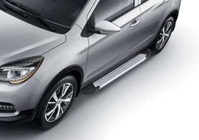 Порог-площадка "Silver" F173AL + комплект крепежа, RIVAL, Lifan X50 2015-