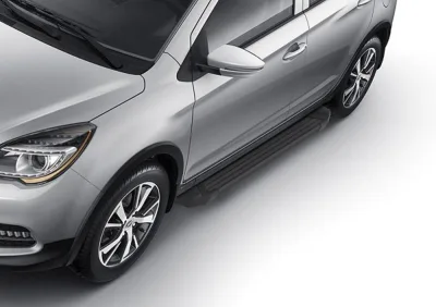 Порог-площадка "Black" F173ALB + комплект крепежа, RIVAL, Lifan X50 2015-