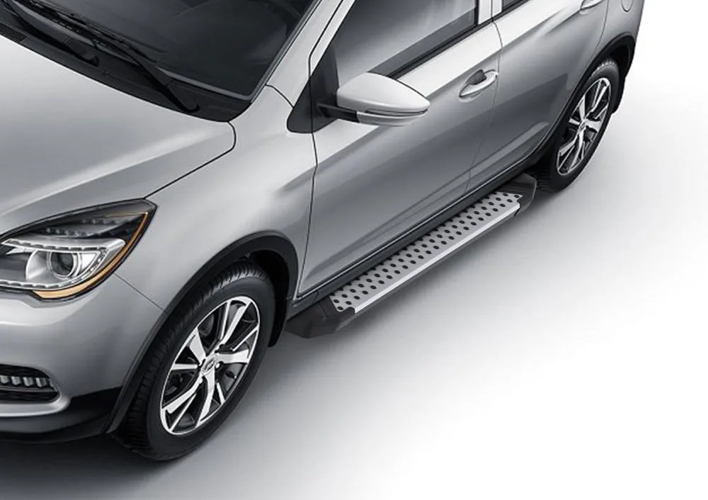 Порог-площадка "Bmw-Style" D173AL + комплект крепежа, RIVAL, Lifan X50 2015-