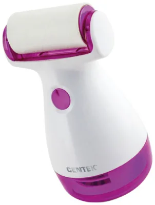 Машинка для удаления катышков Centek CT-2474, 3 Вт, аккумулятор, 2в1: Клейкий ролик