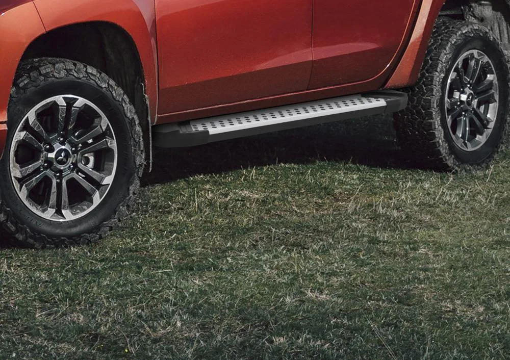 Порог-площадка "Bmw-Style" D193AL + комплект крепежа, RIVAL, Mitsubishi L200 2006-2015-2019-