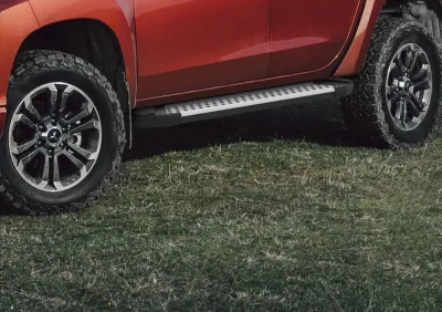 Порог-площадка "Bmw-Style" D193AL + комплект крепежа, RIVAL, Mitsubishi L200 2006-2015-2019-