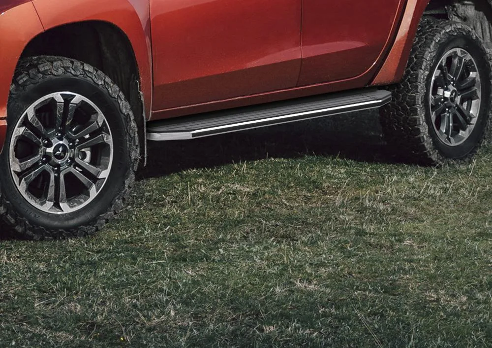 Порог-площадка "Premium" A193ALP + комплект крепежа, RIVAL, Mitsubishi L200 2006-2015-2019-
