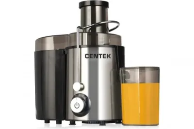Соковыжималка Centek CT-1209 (черный, сталь) 600Вт