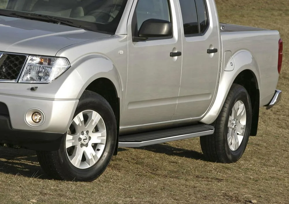 Порог-площадка "Premium" A193ALP + комплект крепежа, RIVAL, Nissan Navara 2005-2010-2015