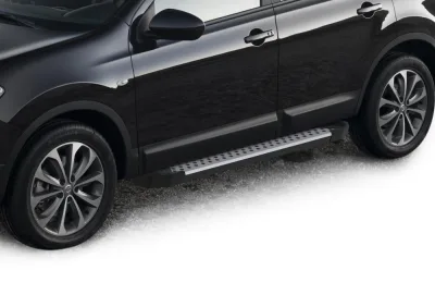 Порог-площадка "Bmw-Style" D173AL + комплект крепежа, RIVAL, Nissan X-Trail 2007-2011-2015/Nissan Qashqai 2007-