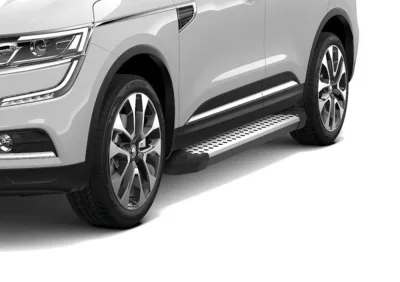 Порог-площадка "BMW-Style" D173AL + комплект крепежа, RIVAL, Nissan X-Trail 2013-2018-/Nissan Qashqai 2013-/ Koleos 2017-