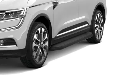 Порог-площадка "Premium-Black" A173ALB + комплект крепежа, RIVAL, Nissan X-Trail 2013-2018-/Nissan Qashqai 2013-/ Koleos 2017-