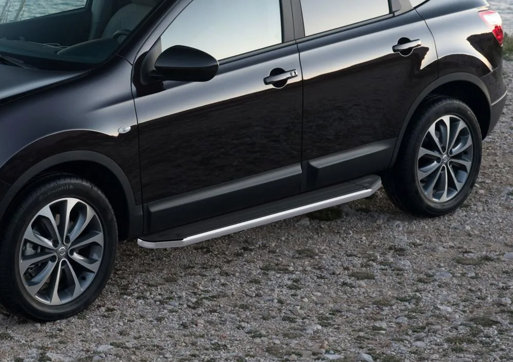 Порог-площадка "Premium" A173ALP + комплект крепежа, RIVAL, Nissan Qashqai 2013-/Nissan X-Trail 2015