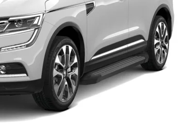 Порог-площадка "Black" F173ALB + комплект крепежа, RIVAL, Nissan X-Trail 2013-2018-/Nissan Qashqai 2013-/ Koleos 2017-