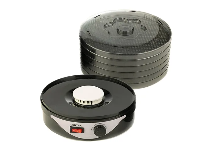 Сушилка для овощей Centek CT-1658, Черный, ОБЪЕМ 4 л, 270Вт, 5 поддонов