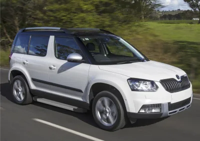Порог-площадка "Silver" F173AL + комплект крепежа, RIVAL, Skoda Yeti 2009-2014-