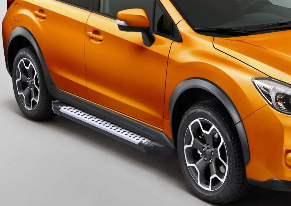 Порог-площадка "Bmw-Style" D173AL + комплект крепежа, RIVAL, Subaru XV 2011-2016