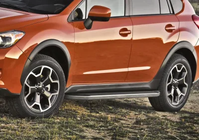 Порог-площадка "Premium" A173ALP + комплект крепежа, RIVAL, Subaru XV 2011-2016