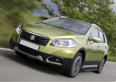 Порог-площадка "Black" F173ALB + комплект крепежа, RIVAL, Suzuki SX4 2015-