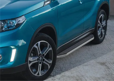Порог-площадка "Premium" A160ALP + комплект крепежа, RIVAL, Suzuki Vitara 2015-