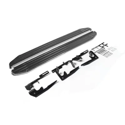 Порог-площадка "Premium" A180ALP + комплект крепежа, RIVAL, Toyota Highlander 2007-2010-2014