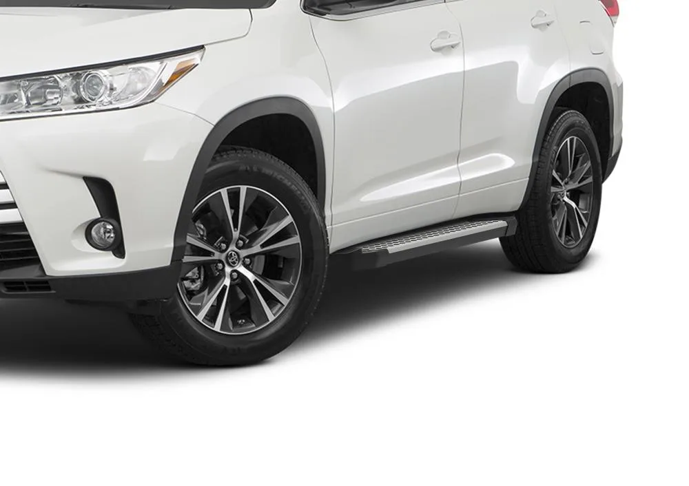 Порог-площадка "Bmw-Style" D180AL + комплект крепежа, RIVAL, Toyota Highlander 2014-2017-