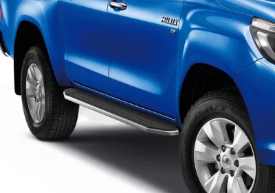 Порог-площадка "Premium" A193ALP + комплект крепежа, RIVAL, Toyota Hilux 2015-