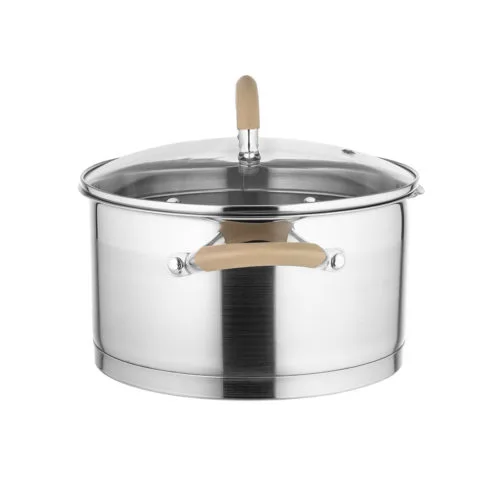 Набор посуды LARA серия БЕРЛИН 6 пр. (1.7+3.1+5.5л) индукционное капс. дно, крышка дуршлаг LR02-119