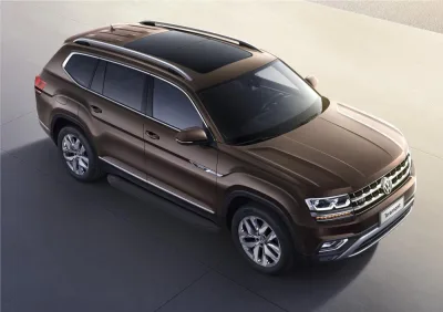 Порог-площадка "Premium-Black" A193ALB + комплект крепежа, RIVAL, Volkswagen Teramont 2018-