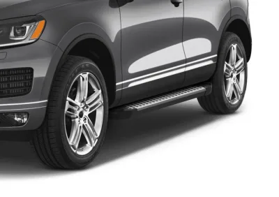 Порог-площадка "Bmw-Style" D193AL + комплект крепежа, RIVAL, Volkswagen Touareg 2010-2018