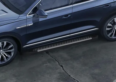 Порог-площадка "Bmw-Style" D193AL + комплект крепежа, Volkswagen Touareg 2018-
