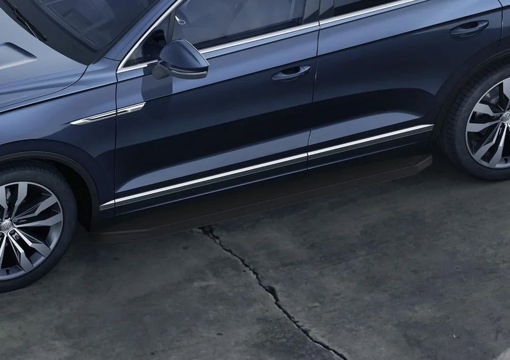Порог-площадка "Premium-Black" A193ALB + комплект крепежа, Volkswagen Touareg 2018-
