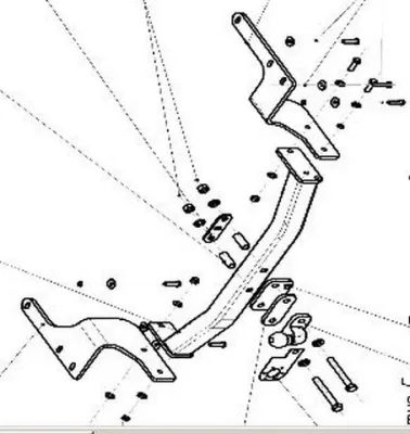ТСУ 3074-F  Toyota Highlander (XU40) SUV (2007-2013) (б/электрики) Bosal