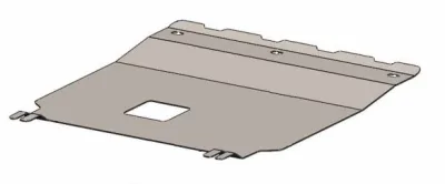 ALF1012st Защита картера и КПП Hyundai Bayon (2021-) V-1,4 AT (сталь 2мм) Альфеко