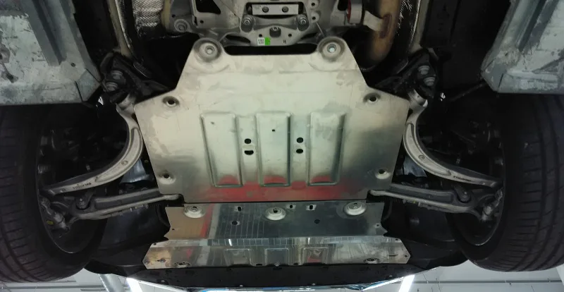 Защита КПП Audi A4 (B9) (2015-) V-1,8; 2,0 TFSI AT /А5 (9) (2017-) V-2.0 TFSI (AL 4 мм) (Шериф)