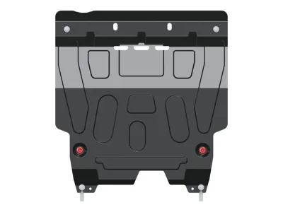 Защита картера и КПП Daewoo Gentra (2013-) V-1.5MT/Ravon Gentra (2016-) V-1.5MT,AT (Шериф)