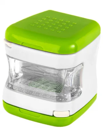 Пресс для чеснока, с 2 лезвиями, зеленый 960165