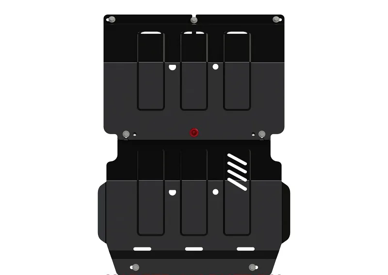 Защита картера и радиатора Mitsubishi Pajero Sport (2015-) V-2.4TD,3.0 (Шериф)