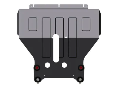 Защита картера и КПП Chery Tiggo 2 (2017-) V-2.0MT 2WD (Шериф)