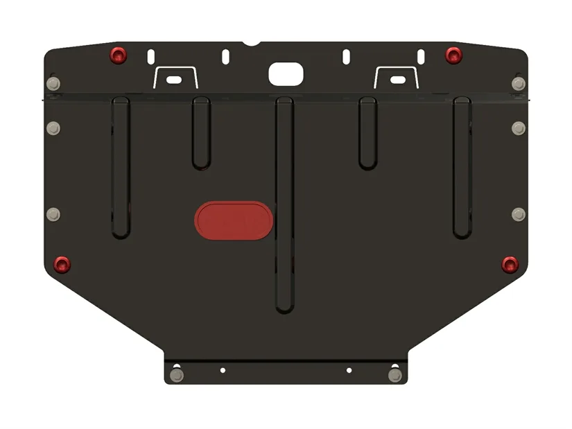 Защита картера Audi A4 (8E2 B6) (1995-2001) V-1.8; 1.8T 2.0; 1.9TD /Skoda Superb (3U4) (2002-2008) V-1,8; 2,0; 2,8; 1,9D; 2,0D;2,5D /VW Passat B5 (3B5) (1996-2005) V-1,8T; 1,9TDI; 2.0 (сталь 1,8 мм) (Шериф)