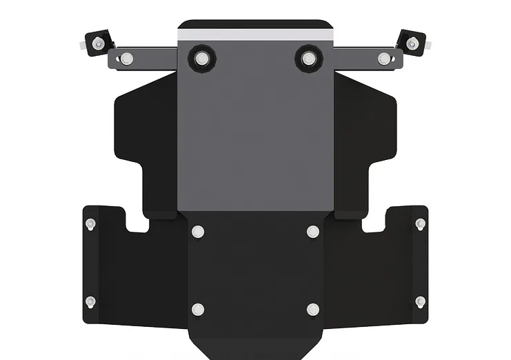 Защита картера и КПП ГАЗ Соболь 2012- 2,8 МТ4wd (сталь 2,5 мм) Шериф (Шериф)